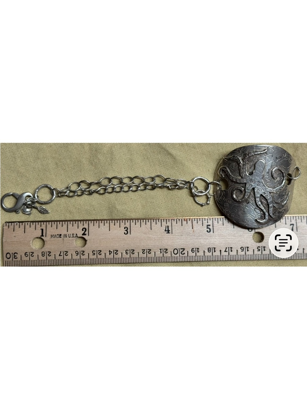 Jes MaHarry Oceans of Love Octopus Sterling Silver Bracelet. - Picture 9 of 10